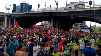 Proteste uriașe în Italia împotriva războiului din Gaza. Zeci de mii de oameni au ieșit în stradă