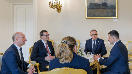 Polonia: Președintele Andrzej Duda l-a primit pe George Simion la Palatul Prezidențial