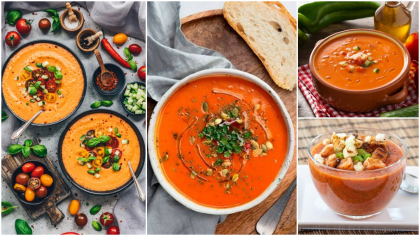 Gazpacho andaluz, supa rece perfectă pentru vară! Rețeta spaniolă autentică explicată pas cu pas