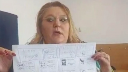 Diana Șoșoacă a făcut circ la secția de votare!