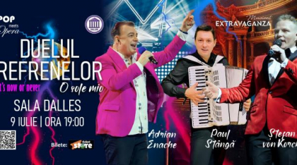 „Pop meets Opera:” ADRIAN ENACHE şi tenorul ŞTEFAN von KORCH, concert inedit pe 9 iulie la Sala Dalles