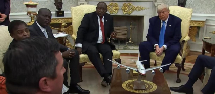 Preşedintele sud-african, tratat ca Zelenski la Casa Albă. A fost acuzat de „genocid împotriva albilor” în timpul unei întâlniri cu Donald Trump