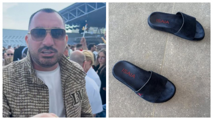Cât costă papucii cu care Pescobar a fost la Mamaia în minivacanţa de 1 Mai. Alţii dau atât pe un sejur all-inclusiv!
