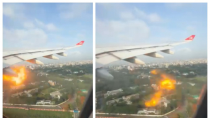 Motorul unui avion a luat foc în zbor. Român aflat la bord: „Am rostit doar atât: Doamne, voia Ta să se facă”