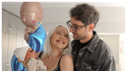 Primele imagini cu băiețelul lui Carmen Grebenișan. Numele BIZAR pe care l-a ales influencerița pentru bebelușul ei