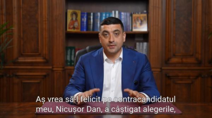 George Simion își recunoaște înfrângerea, la câteva ore după ce se proclamase președintele ales: „Îl felicit pe Nicușor Dan”
