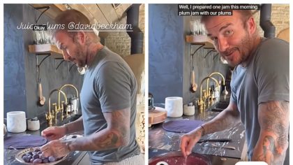 David Beckham, dialog savuros cu Victoria, în timp ce prepara gem: „Prunele tale sunt delicioase / Așa și trebuie!”