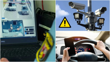 Atenție, șoferi! Camerele inteligente din trafic sunt capabile să detecteze dacă vorbești la telefon. Amenda vine direct acasă