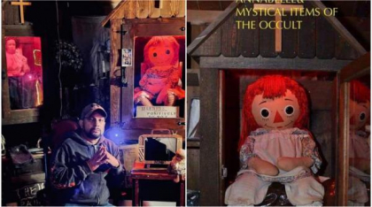 Moartea misterioasă a unui investigator paranormal care călătorea în SUA cu o păpușă „demonică posedată”, care ar provoca accidente