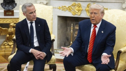 Mesajul clar transmis lui Donald Trump, chiar în Biroul Oval, de Mark Carney: „Canada nu este și nu va fi niciodată de vânzare”. Cum a răspuns președintele SUA