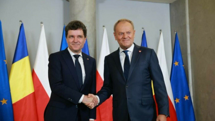 Nicuşor Dan, primit la Varşovia de premierul Donald Tusk. Preşedintele ales participă la marşul “Milionului de Inimi”
