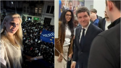 Imaginile care nu s-au văzut la televizor. Cum l-a filmat Andreea Bănică pe Nicușor Dan după ce a fost ales președinte al României
