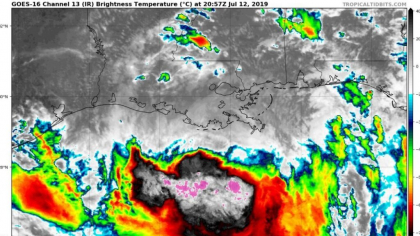 Ciclonul tropical Barry a ajuns pe coasta de est a Mexicului