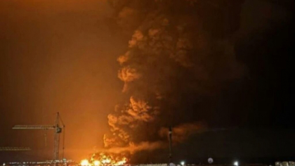 Incendiu masiv in Feodosia: Un depozit uriaș de petrol din Crimeea ocupată, lovit din nou de drone ucrainene