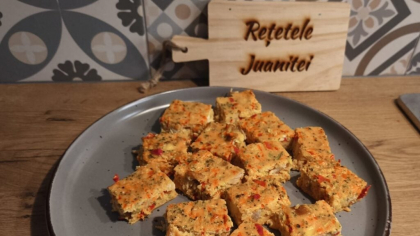 Rețetele Juanitei | Chec aperitiv cu broccoli, piept de pui și cașcaval/ Un preparat versatil, se poate servi la cină, mic dejun sau aperitiv la o masă festivă