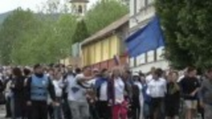 Manifestație pro-europeană în orașul Marii Uniri. ”Vreau ca țara mea să rămână liberă în Europa”