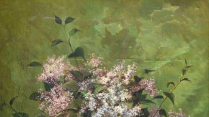 Piața de artă. Lucrarea ”Liliac pe satin verde„ de Theodor Aman, adjudecată