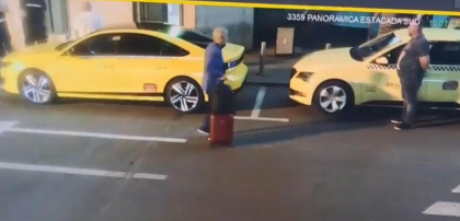 Taximetrist cu atestatul reţinut şi amendat la Aeroportul Henri Coandă, pentru că nu a vrut să ia un client. Cine ar fi cel pe care l-a refuzat