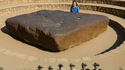 Cel mai mare meteorit găsit vreodată intact pe Pământ. Cântărește peste 60 de tone și a fascinat o lume întreagă
