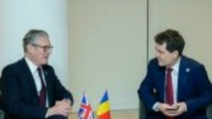 Nicușor Dan, întâlnire bilaterală cu premierul britanic Keir Starmer. Au participat și noii miniştri de la Externe şi Apărare