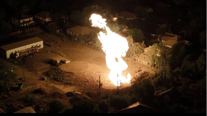 Locuitorii evacuați din Amara se întorc acasă, după incendiul de amploare