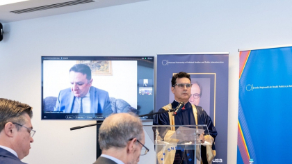 SNSPA l-a numit Doctor Honoris Causa pe Frederick Kempe, CEO Atlantic Council. Mesajul transmis de George Maior