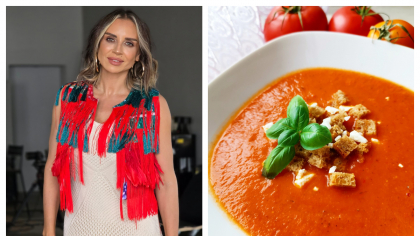 Rețeta de supă de roșii a Adinei Halas. Chiar și cei mai mofturoși o adoră: ”Fiul meu a golit farfuria”