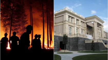 O dronă ucraineană a dat foc pădurii lângă "Palatul lui Putin" din Krasnodar. Ce decizie a luat liderul de la Kremlin