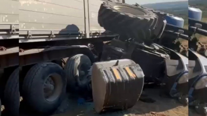 Accident cumplit în Dolj. Un băiat de 14 ani a murit. Tractorul în care se afla, condus de tatăl băiatului, s-a răsturnat