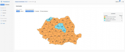 Numărătoarea parțială. Ce rezultate au obținut candidații la alegerile prezidențiale în fiecare județ