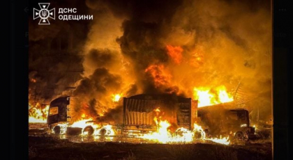 Rușii atacă infrastructura energetică a Ucrainei: incendii puternice în Odesa, unde peste 30.000 de oameni au rămas fără curent electric