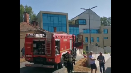 Incendiu la Secția de Psihiatrie din Cluj-Napoca. Aproximativ 20 de persoane, evacuate