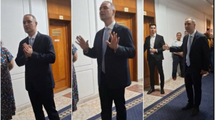 Ministrul Nazare, asaltat de angajații de la Finanțe. Oamenii l-au chemat în birourile lor, el i-a "rugat frumos" să discute