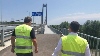 După doi ani de așteptare, Podul peste Dunăre de la Brăila intră în recepție. De când se va putea circula pe el