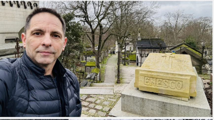 Dan Negru, despre Enescu la Paris: „Cavoul e pustiu, numele nu apare nicăieri”