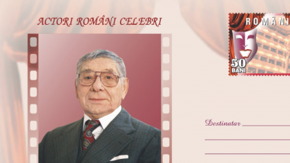O serie de mărci poștale în memoria actorului Colea Răutu, emise de Romfilatelia