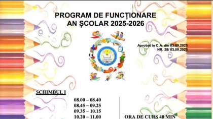 Este programul de şcoală cu intrări la ora 8:00, la 11:00 şi la 13:00 în trei schimburi? Ce răspunde Ministerul Educaţiei