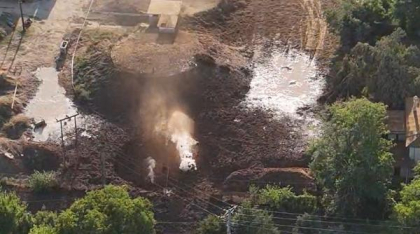 Alertă EXTREMĂ la Amara! A explodat punga de gaze lovită de săpături. Sute de oameni sunt evacuați