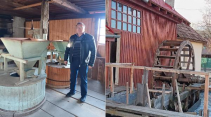 El este Dumitru Suceava, declarat Tezaur Uman Viu după ce a restaurat o moștenire de familie. Oamenii îi zic „Mitică de la Moară”