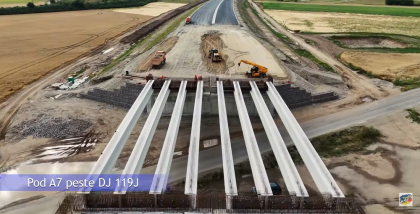 Un important oraș din Moldova ar putea fi ocolit pe autostradă până la finalul lui 2025. Se lucrează în viteză pe două tronsoane de pe A7