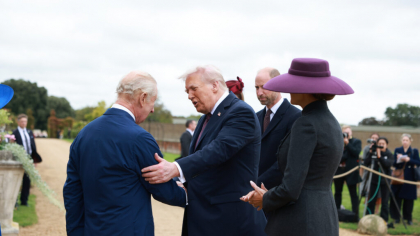 Prințul William l-a prezentat Regelui Charles pe Donald Trump: „Acesta este tatăl meu”