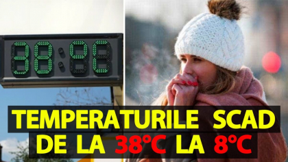 Temperaturile scad la 8°C în aceste orașe din România, pe final de iunie 2025. Meteorologii Accuweather anunță o schimbare bruscă a vremii