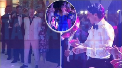 Cum a dansat soacra mare la nunta Kirei Hagi. Gigi Becali s-a uitat impasibil, în timp ce Ianis Hagi a aplaudat-o cu zâmbetul pe buze | VIDEO EXCLUSIV