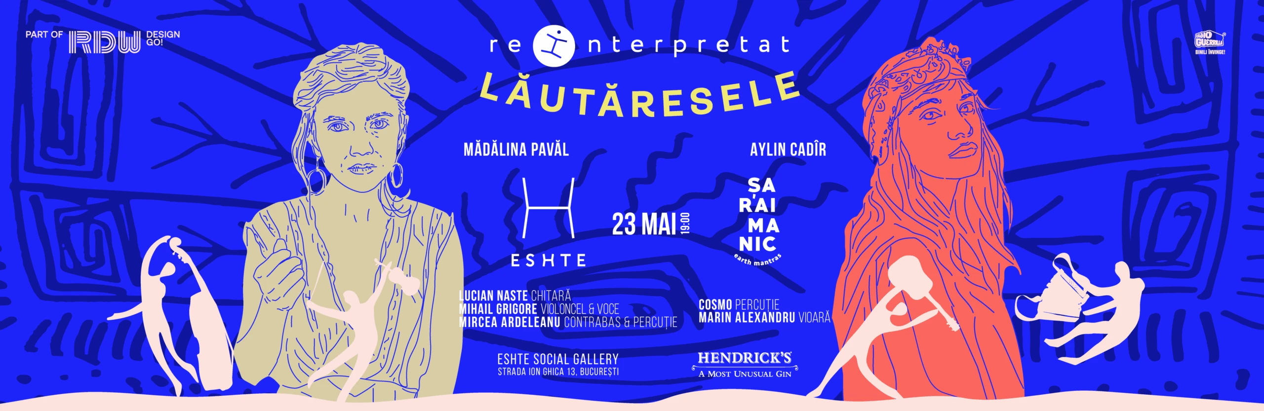 Șaraimanic aduce „Lăutăresele” la ESHTE! Energia feminină la rang de artă