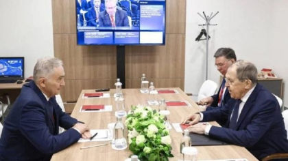 Diplomatul Lazăr Comănescu s-a întâlnit cu ministrul de Externe Serghei Lavrov pentru întărirea cooperării economice la Marea Neagră