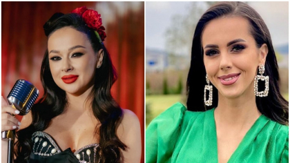 Vlăduța Lupău și Georgiana Lobonț au aceleași gusturi la haine. Cele două artiste s-au îmbrăcat la fel. Cui îi stă mai bine?