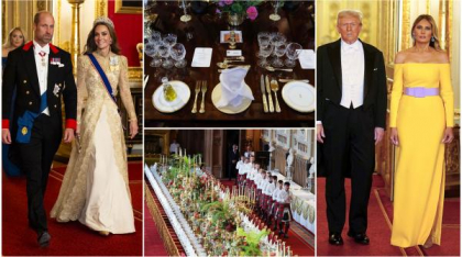 Ce a fost pe meniu și cine a fost pe lista de invitați la banchetul de stat de la Windsor