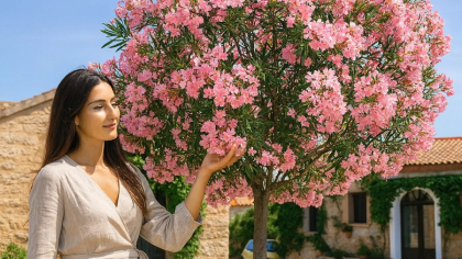 Cum să crești un leandru. Tufișul mediteranean care devine un copac spectaculos