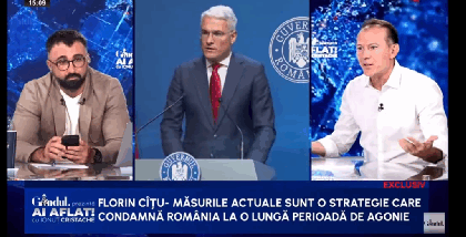 Florin Cîțu, fost premier și ministru de Finanțe, a comentat noul pachet de măsuri al guvernului, cu accent pe majorarea TVA-ului, dar și propunerea de descurajare a utilizării cash-ului în scopul limitării evaziunii fiscale.