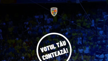 Îndemnul Naționalei de fotbal: Fiecare vot poate fi un gol decisiv